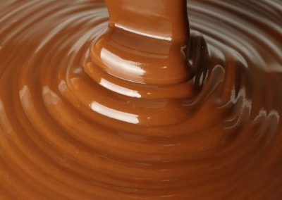 14506523 - melted milk chocolate flow